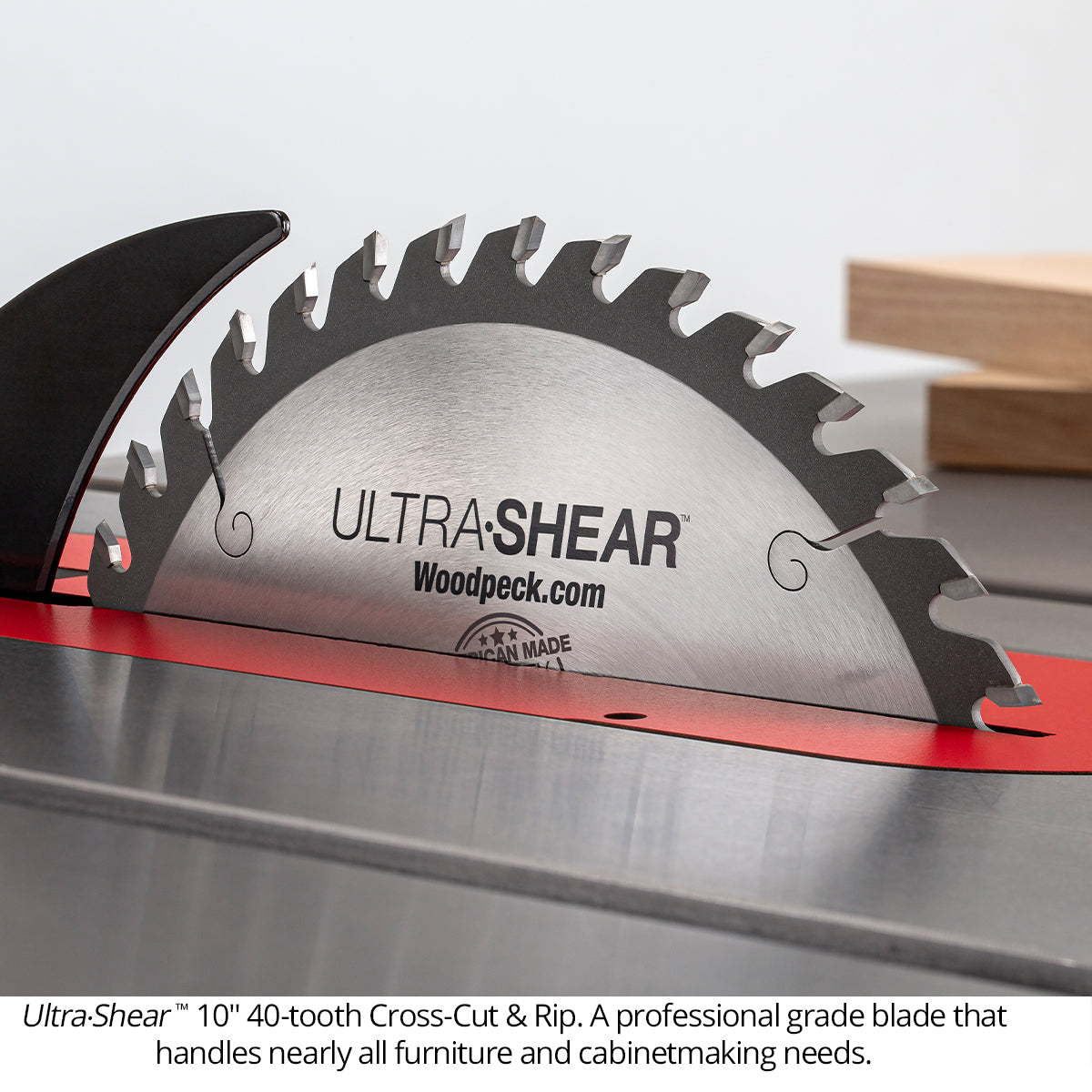 Ultra-Shear Cross-Cut & Rip Saw Blade | 10 Inch | 40-Tooth | Thin Kerf | USA Made - US1040ATBTK