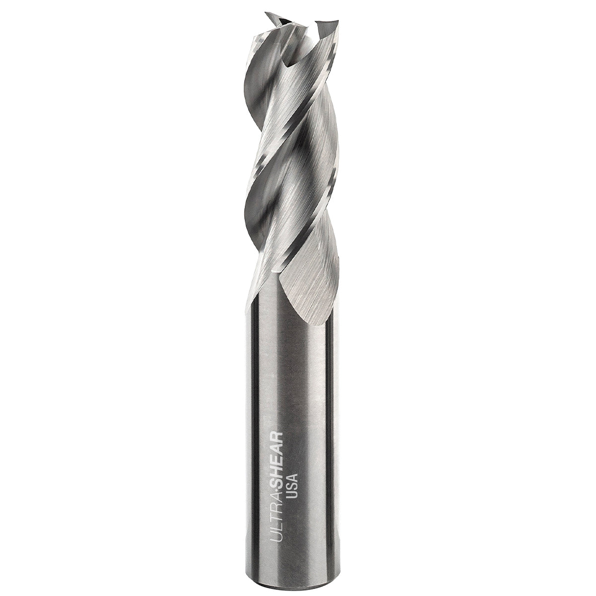 Ultra-Shear End Mill | Aluminum Cutter | 1/2 SH | 1/2 CD | 1-1/4 CL | 3 Flute | USA Made - UF27006