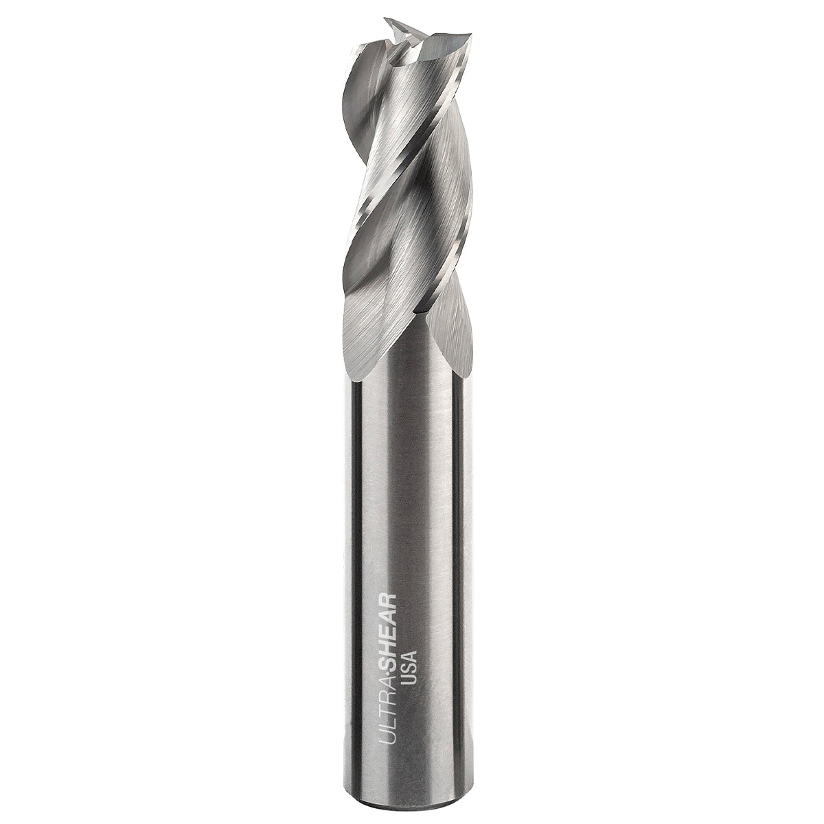 Ultra-Shear End Mill | Aluminum Cutter | 1/2 SH | 1/2 CD | 1 CL | 3 Flute | USA Made - UF27109