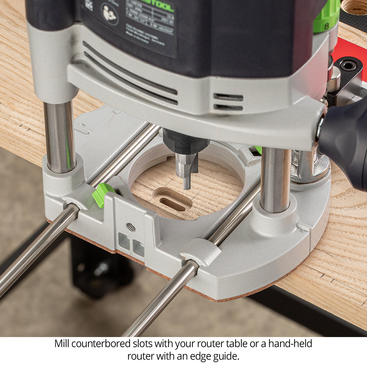 Ultra-Shear Counterbore & Screw Slot Router Bit 1/2 SH | #10 Screw | 2 Flute | Solid Carbide | USA Made - US510CB