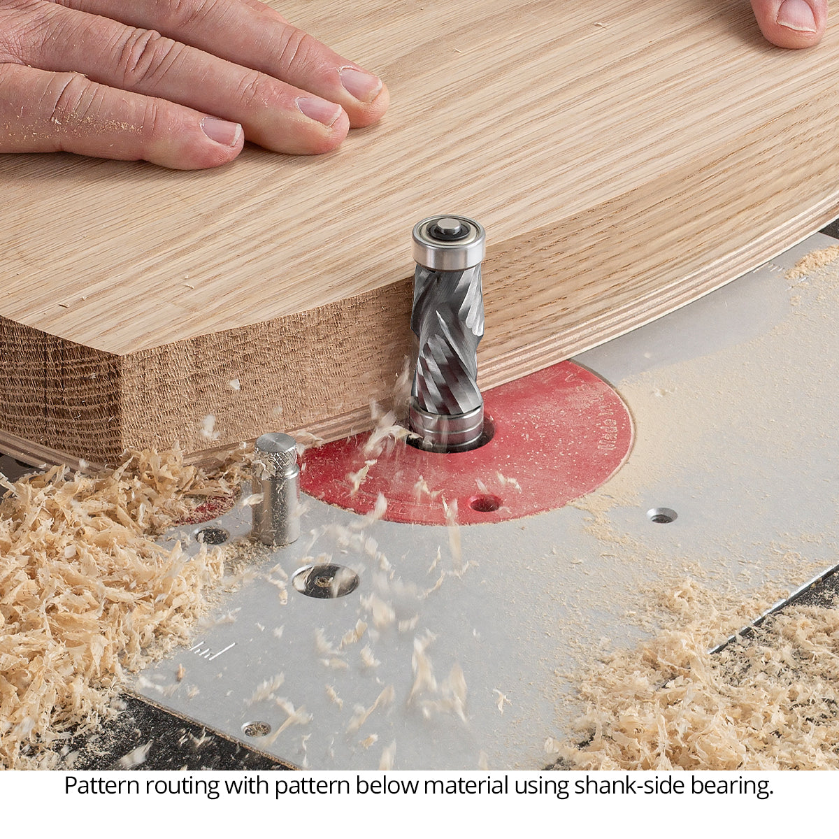 Ultra-Shear Compression Router Bit 1/2 SH | 3/4 CD | 1-5/8 CL | 2+2 Flute | Template Pattern & Flush Trim | Solid Carbide | USA Made - US5715UC
