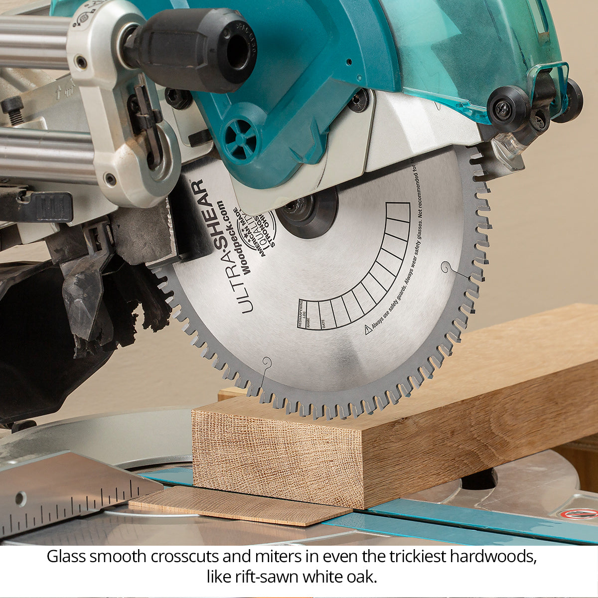 Ultra-Shear Miter Saw Blade | 10 Inch | 80-Tooth | USA Made - US1080-MTR