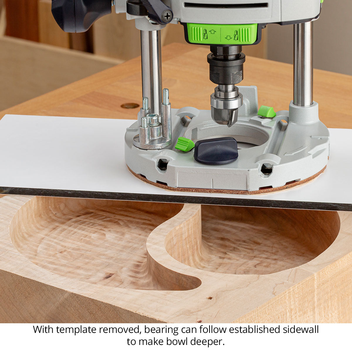 Ultra-Shear Bowl & Tray Router Bits, Big Bowl, 5/16 Radius | 1/2 SH | 1 CD | 5/8 CL | 3 FL | Carbide Head - US5313BBB