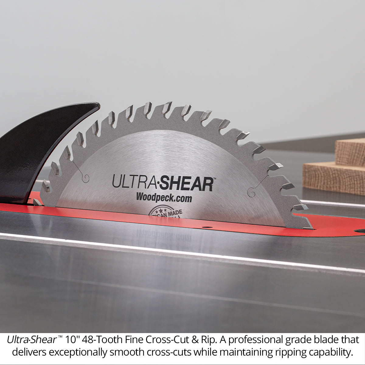 Ultra-Shear Pro Cross-Cut & Rip Saw Blade | 10 Inch | 48-Tooth | Full Kerf | USA Made - US1048ATBFK