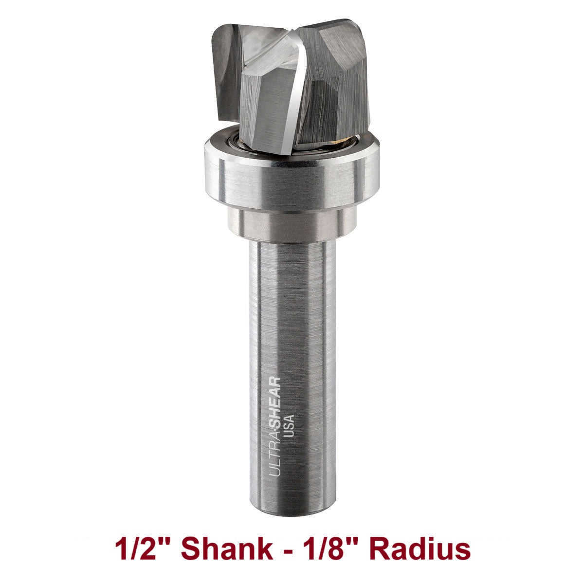 Ultra-Shear Bowl & Tray Router Bits, Big Bowl, 1/8 Radius | 1/2 SH | 1 CD | 5/8 CL | 3 FL | Carbide Head - US5125BBB