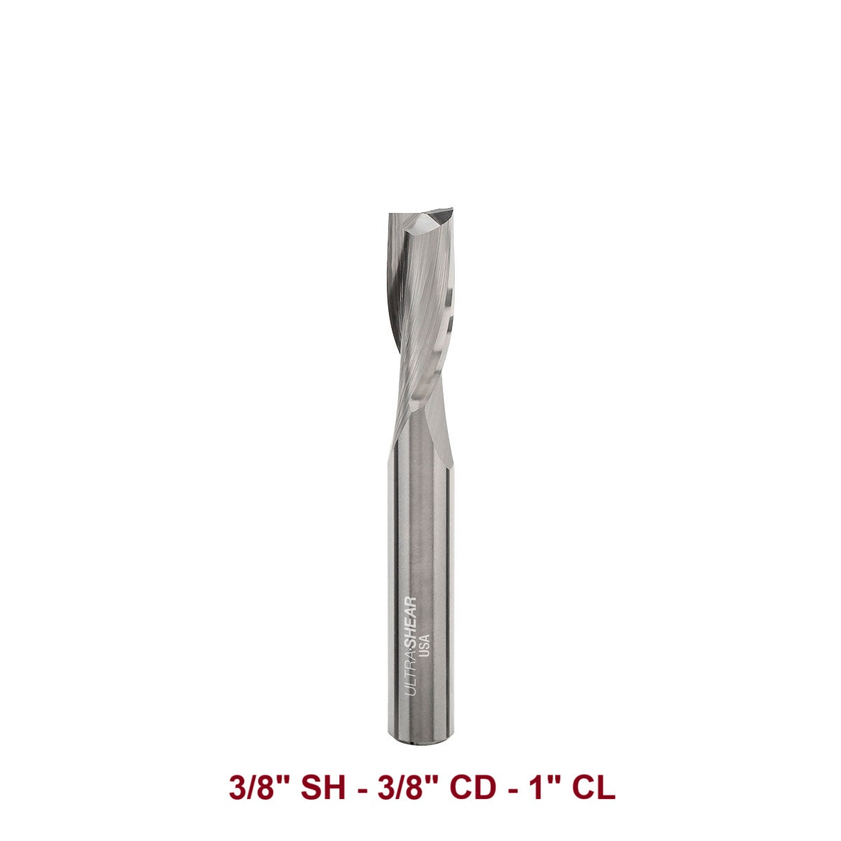 Ultra-Shear Variable Helix Joinery Router Bit 3/8 SH | 3/8 CD | 1 CL | Solid Carbide | USA Made - US523710UV
