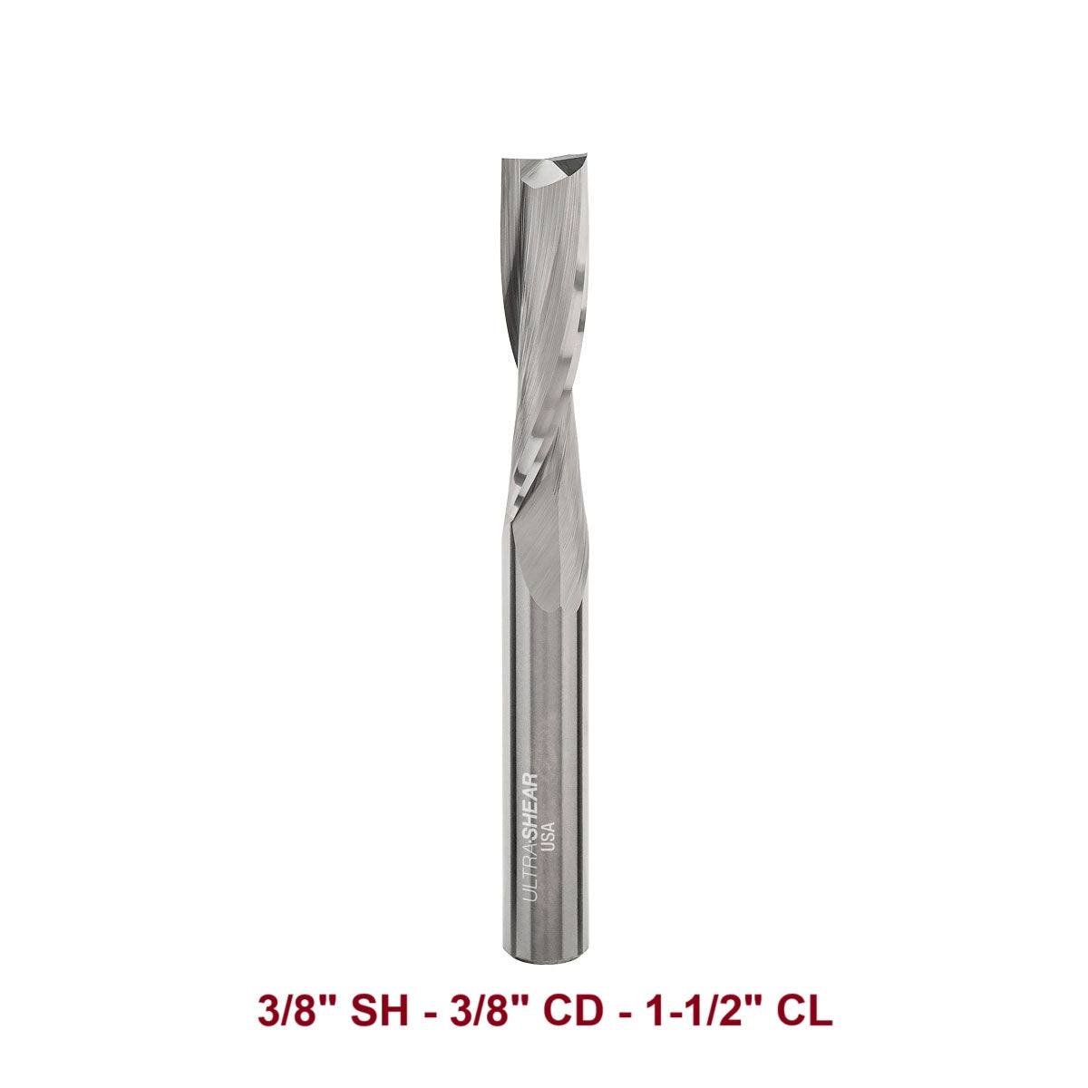 Ultra-Shear Variable Helix Joinery Router Bit 3/8 SH | 3/8 CD | 1-1/2 CL | Solid Carbide | USA Made - US523715UV