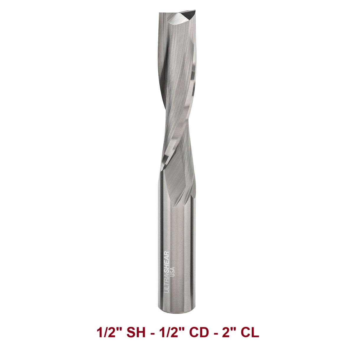 Ultra-Shear Variable Helix Joinery Router Bit 1/2 SH | 1/2 CD | 2 CL | Solid Carbide | USA Made - US525020UV