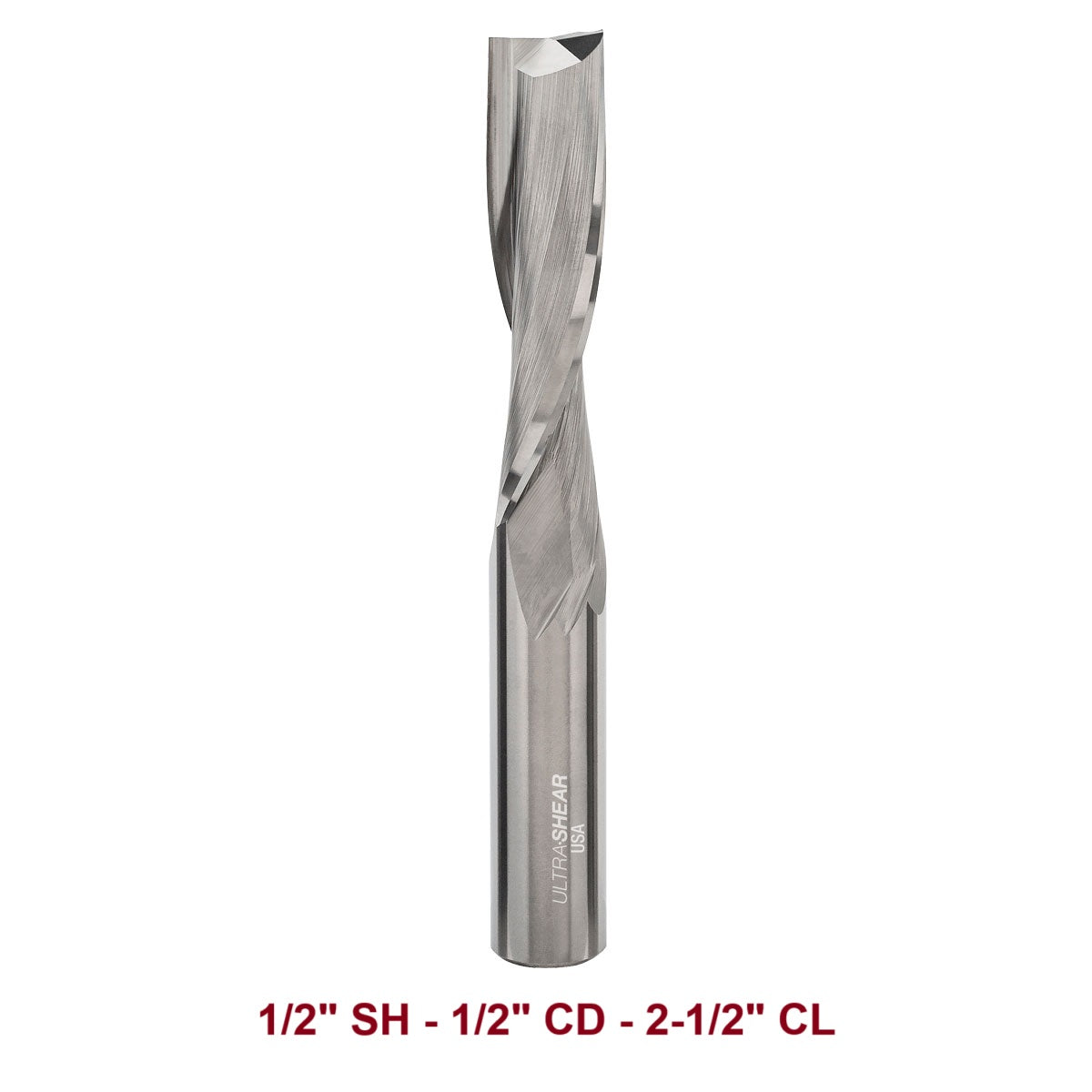 Ultra-Shear Variable Helix Joinery Router Bit 1/2 SH | 1/2 CD | 2-1/2 CL | Solid Carbide | USA Made - US525025UV
