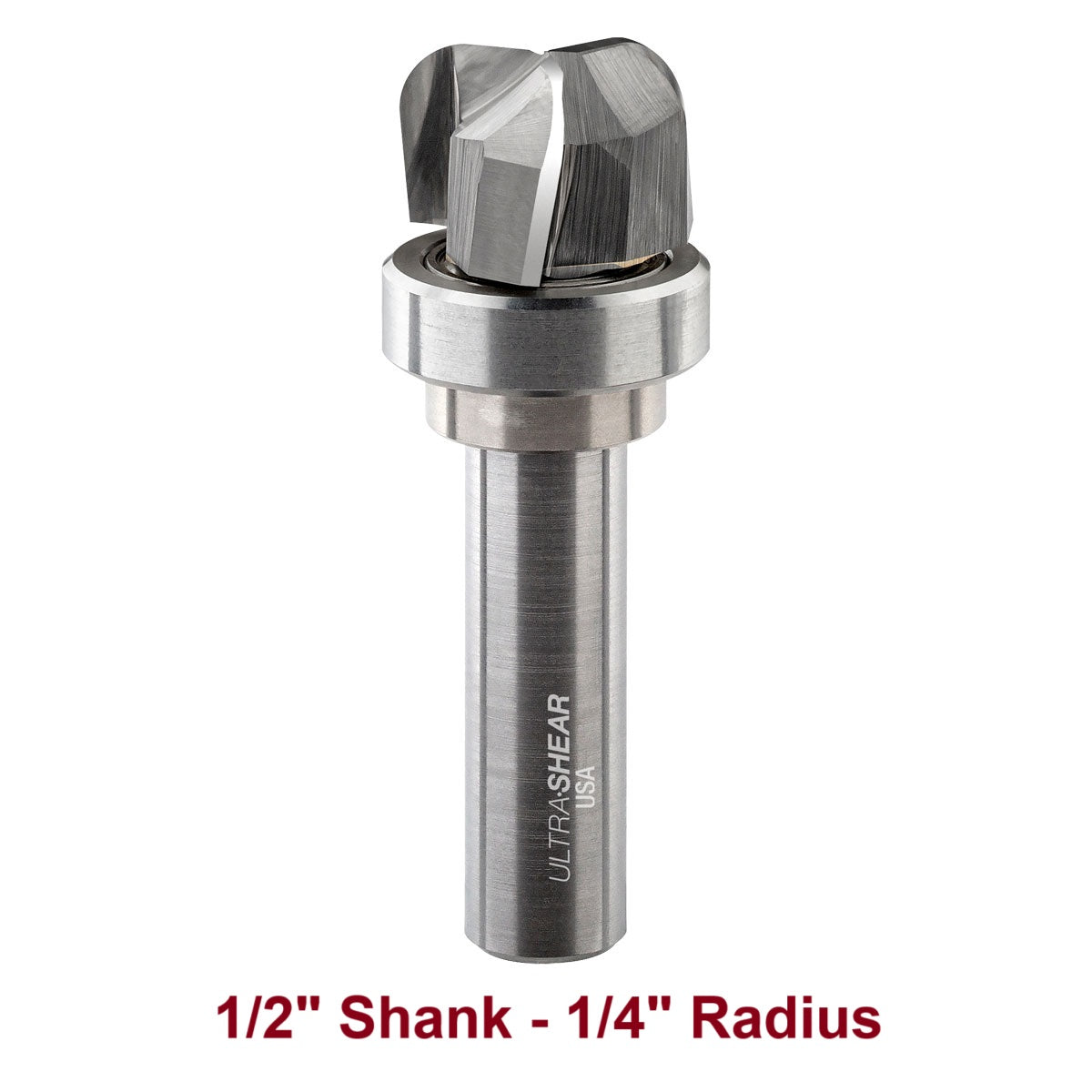 Ultra-Shear Bowl & Tray Router Bits, Big Bowl, 1/4 Radius | 1/2 SH | 1 CD | 5/8 CL | 3 FL | Carbide Head - US5250BBB