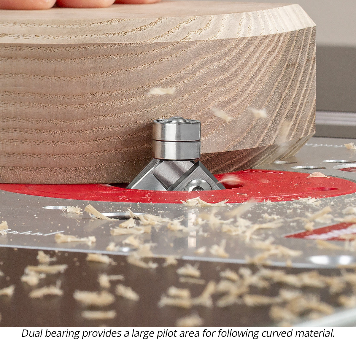 Ultra-Shear Chamfer Bits, Carbide Insert, 1/2 SH | 45 Degree | Double Bearing - US5112-45ICH