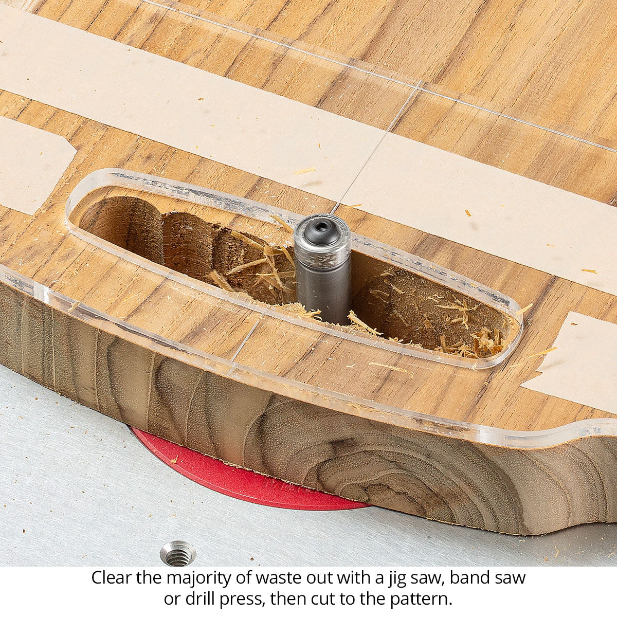 Ultra-Shear Flush Trim Router Bit 1/2 SH | 1/2 CD | 2 CL | 2 Flute | Template Bearing | Carbide Tipped | USA Made - US55020FT