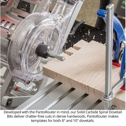 Ultra-Shear Spiral Dovetail Router Bits 3 Piece Set | 1/2 SH | 1/2 CD | 2 FL | Solid Carbide, Up Cut - US5250SDU-3PC