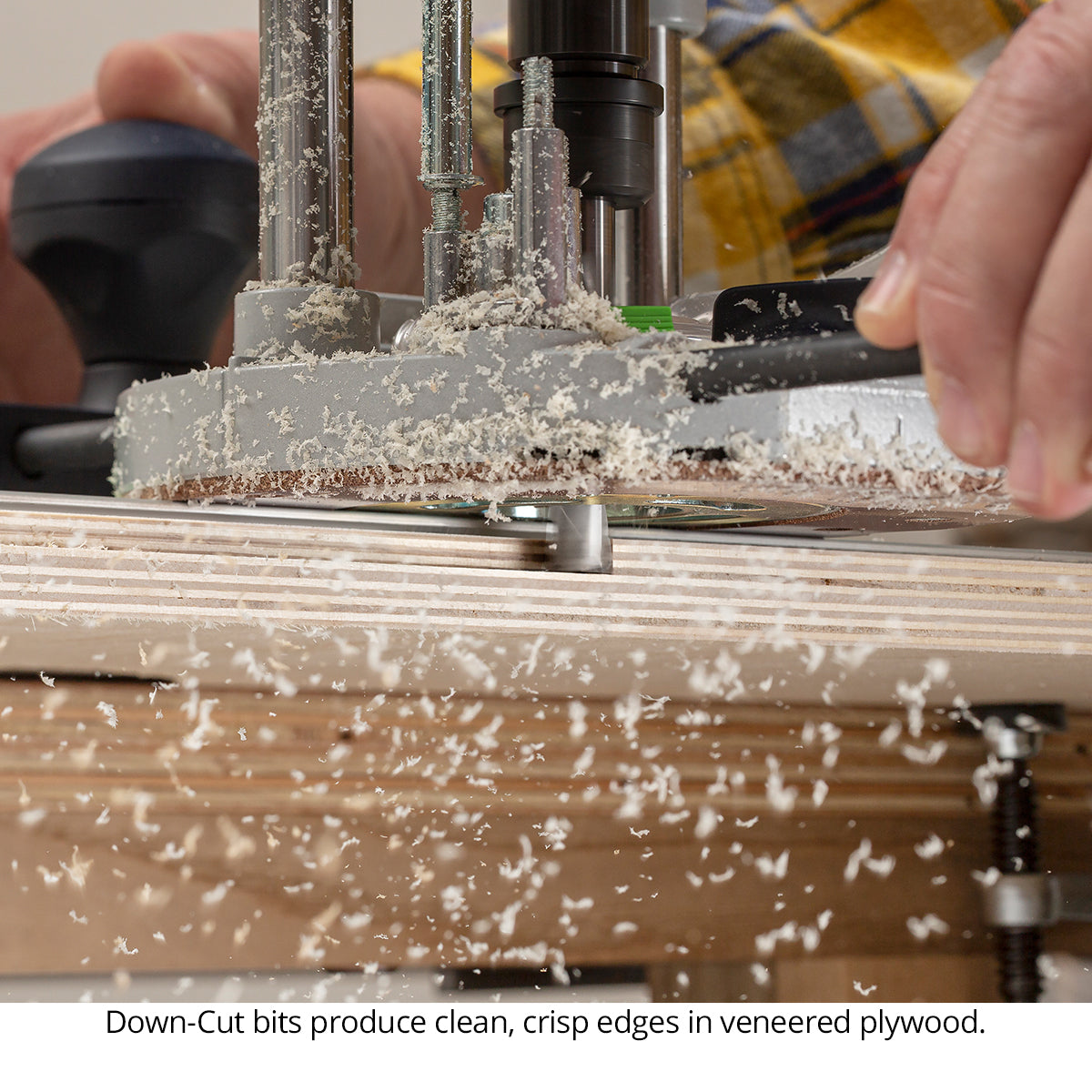 Ultra-Shear Spiral Router Bits 1/4 SH | 1/4 CD | 3/4 CL | 2 FL | Solid Carbide, Down Cut - US2075D