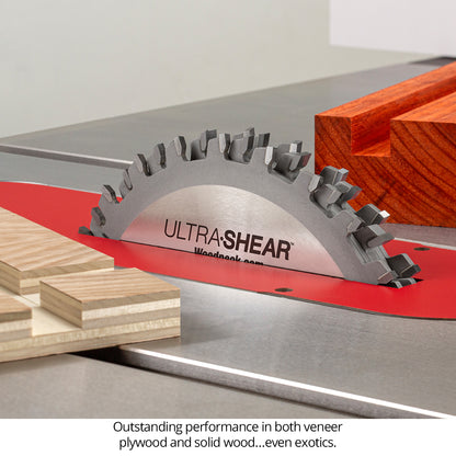Ultra-Shear Ultimate Dado Stack Saw Blade 12 Piece Set | 8 Inch | 12-Tooth Chippers | 24-Tooth Blades | Magnetic Shims - USDADO8