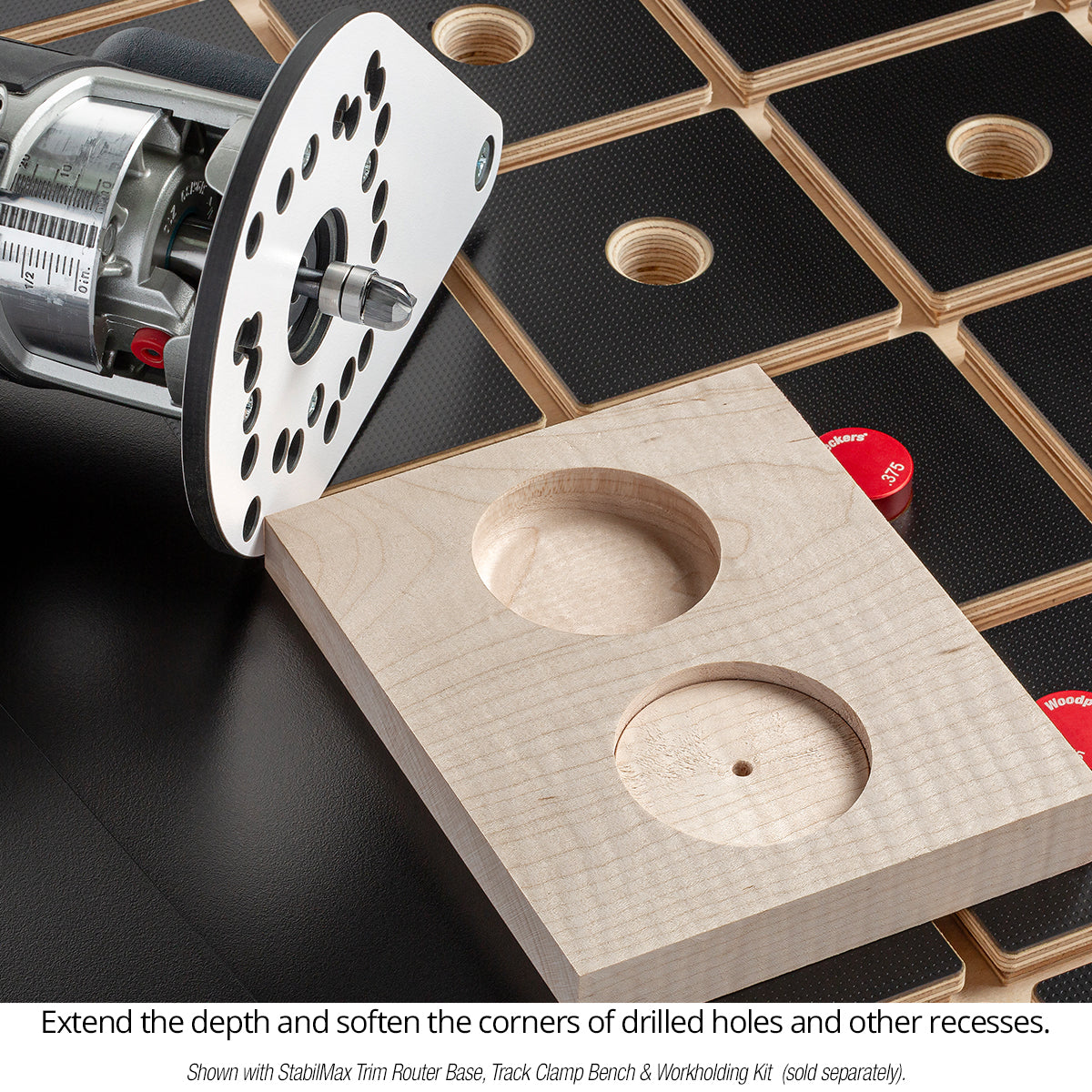 Ultra-Shear Bowl & Tray Router Bits, Compact, 1/8RD | 1/4 SH | 1/2 CD | 3/8 CL | 3 FL | Carbide Head - US25125BB