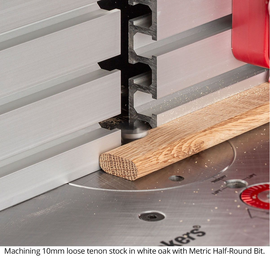 Ultra-Shear Metric Half-Round Bit 1/2 SH | 12mm | 2 FL | Carbide Head | USA Made - US512MHR