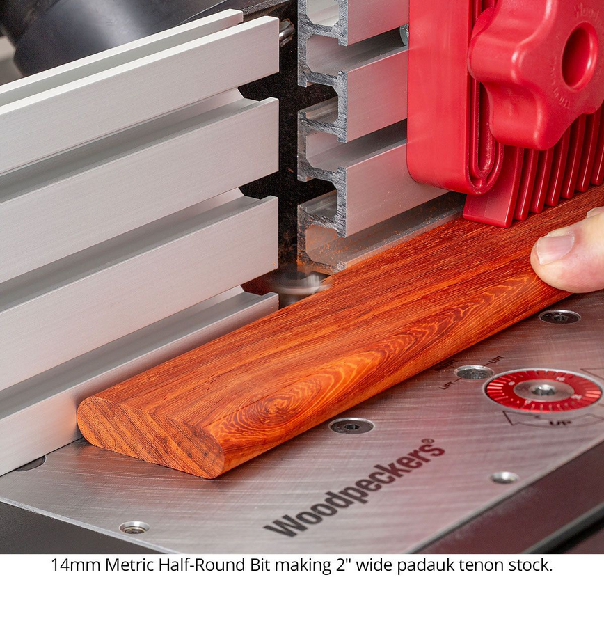 Ultra-Shear Metric Half-Round Bit 1/2 SH | 12mm | 2 FL | Carbide Head | USA Made - US512MHR