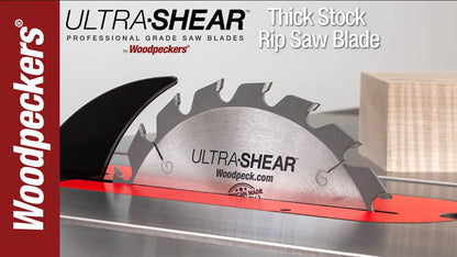 Ultra-Shear Thick Stock Rip Saw Blade | 10 Inch | 20-Tooth | Thin Kerf | USA Made - US1020RIPTK