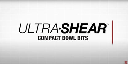 Ultra-Shear Bowl & Tray Router Bits, Compact, 1/8RD | 1/4 SH | 1/2 CD | 3/8 CL | 3 FL | Carbide Head - US25125BB