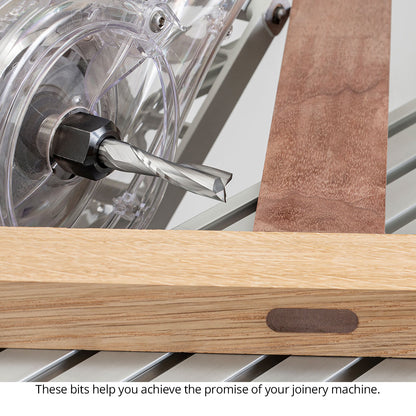 Ultra-Shear Variable Helix Joinery Router Bit 12 Piece Master Set | Includes Collet Adapter | USA Made - USUV-12PC